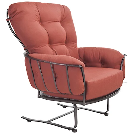 Spring Base Lounge Chair with Four Cushions
